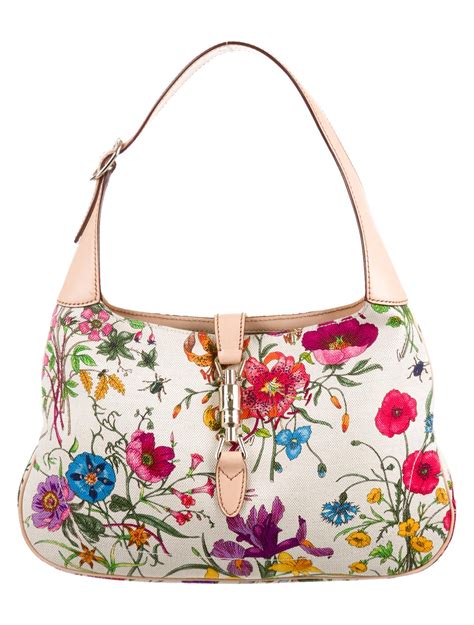 gucci floral jackie bag|gucci jackie bag 1961 vintage.